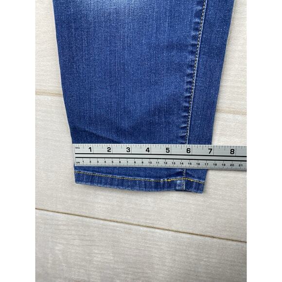 Isabel Maternity Jeans Womens 18 Skinny Crop Distressed Stretch Denim Ingrid - Picture 8 of 11